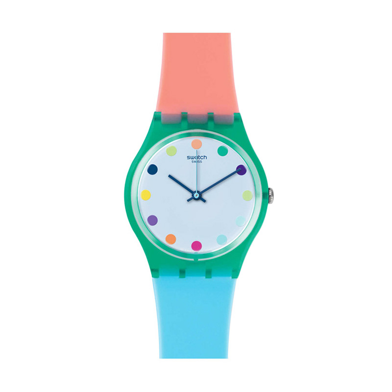 Jual Swatch Candy Parlour Light Blue Dial Multi-Color