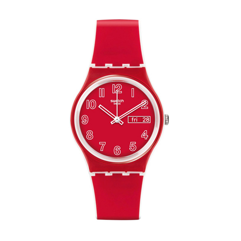 Jual Swatch GW705 Jam Tangan Wanita - Red Online - Harga 