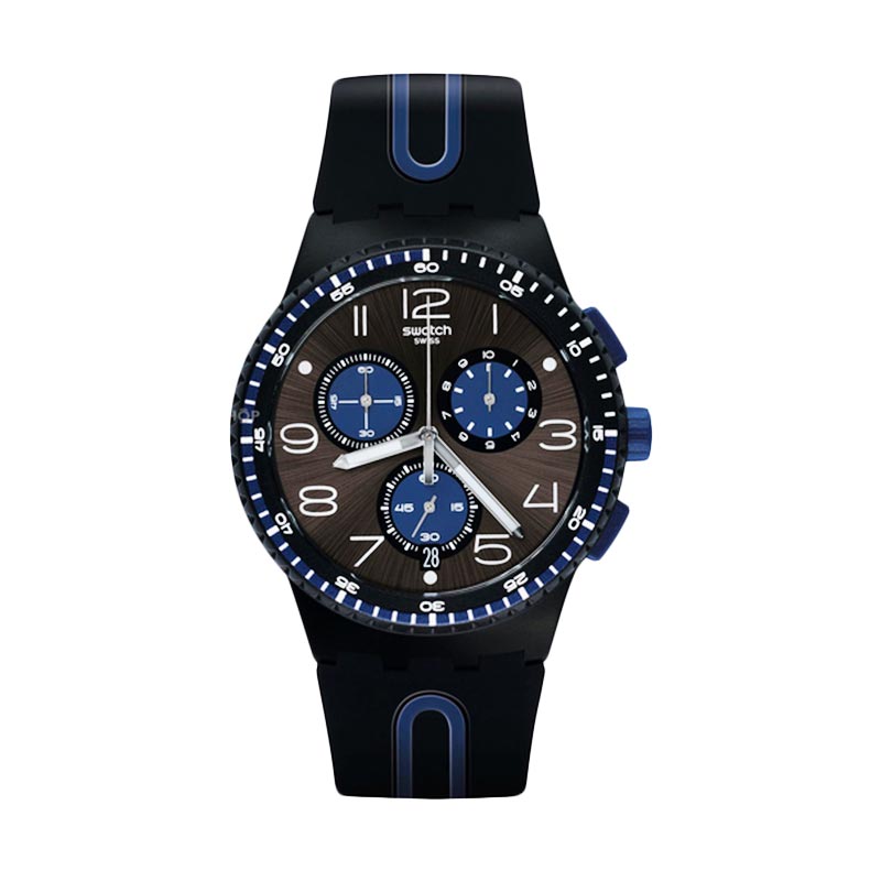 jual swatch susb406 jam tangan pria black harga jual swatch susb406 jam tangan pria black harga
