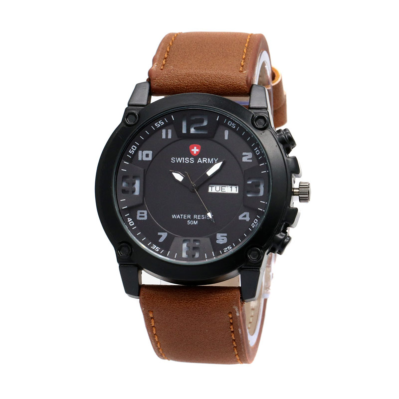 Daftar Harga Swiss Army 002 Jam Tangan Pria Brown Terbaru 