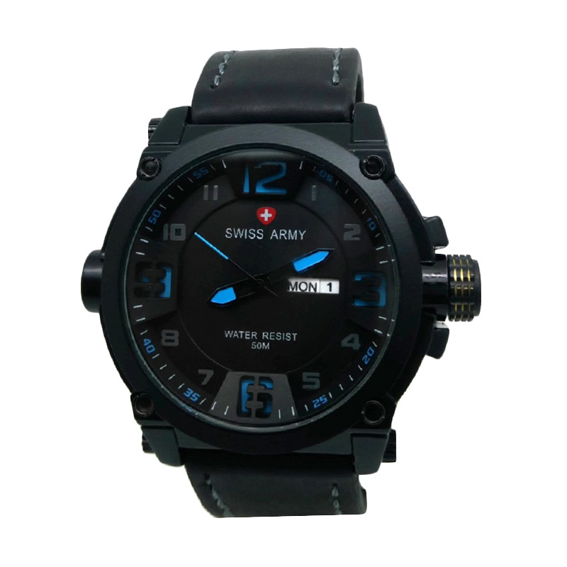 Swiss Army SA 005A Jam Tangan Pria - Hitam