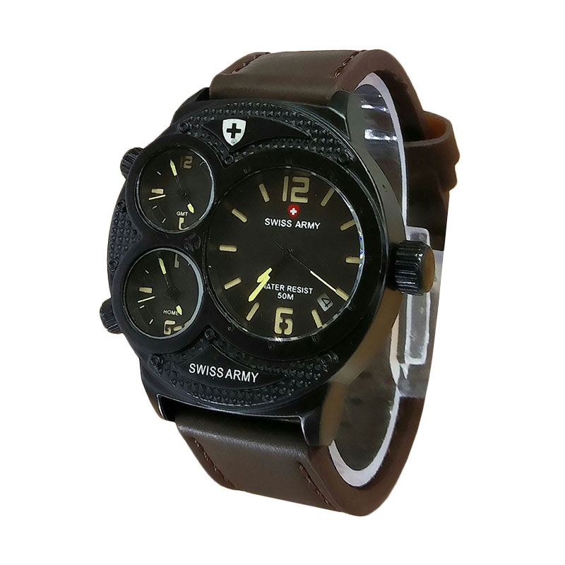 harga swiss army sa333 ad leather lis kuning jam harga swiss army sa333 ad leather lis kuning jam