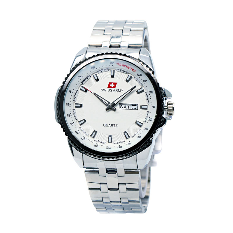 Swiss Army SA5117 SS Jam Tangan Pria - Putih