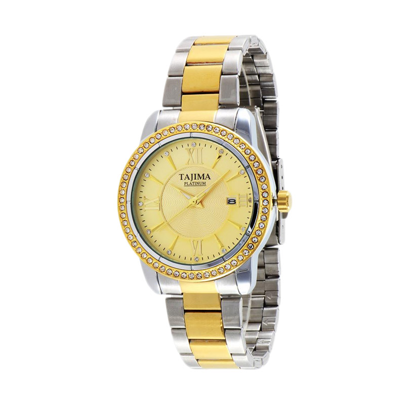 Tajima 3815 GTT-01 Analog Watch Jam Tangan Wanita - Gold