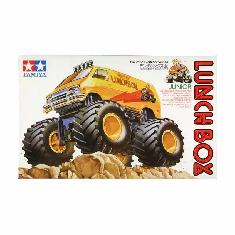 Jual Tamiya Mini 4WD Big Foot Lunch Box Junior Model kit 