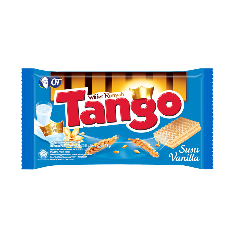 Jual Tango Wafer Vanilla Biskuit [78 gr/10 Pcs] Onlin   e