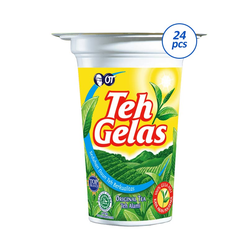 Jual Teh  Gelas  Rasa Original 24 pcs x 180ml Online 