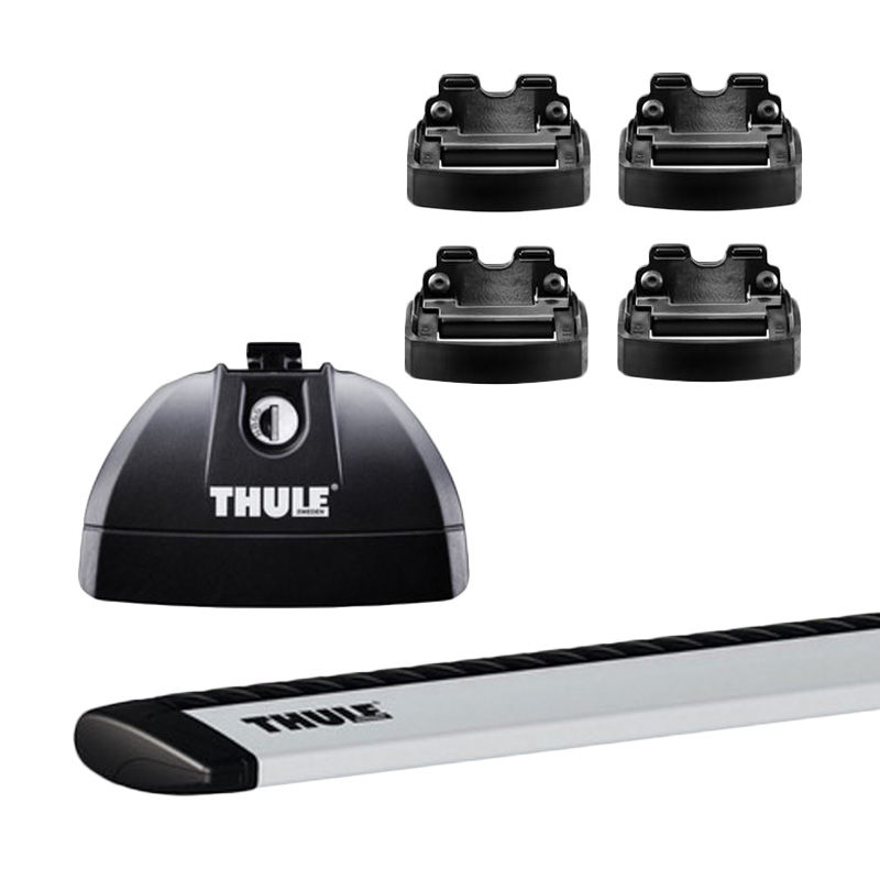Jual Thule Roof Rack // Cross Bar Set Evo 118 Silver untuk Mobil
