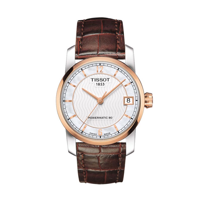 Tissot Original Titanium Automatic T087.407.56.037.00 Jam Tangan Pria - Dark Brown