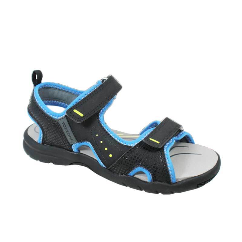 ToeZone Kids Omaha Black Blue Sepatu Sandal Anak Laki-laki