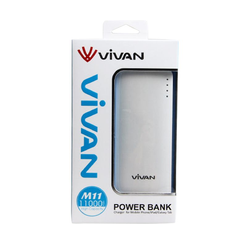 jual vivan m11 putih power bank 11000 mah harga kualitas terjamin blibli jual vivan m11 putih power bank 11000 mah harga kualitas terjamin blibli