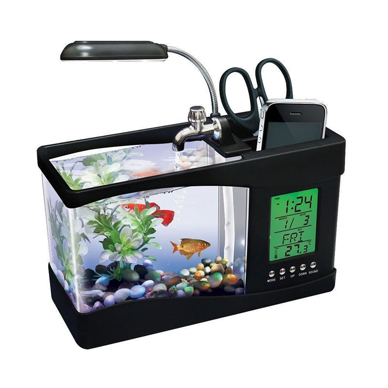 Jual Tokuniku Usb Desktop Aquarium Mini Fish Tank With Running