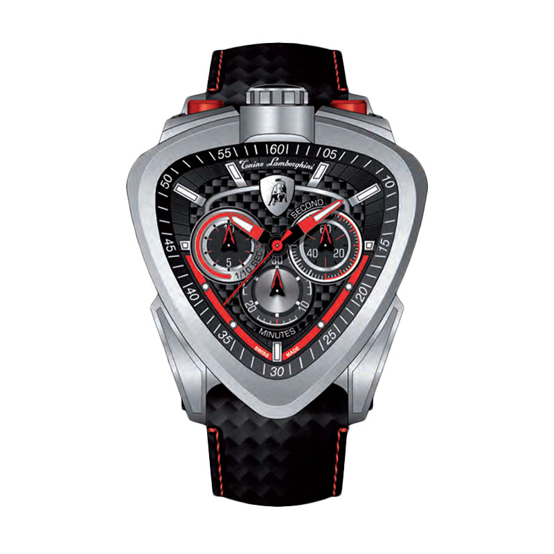 Jual Tonino Lamborgini TL12H-05 Spider Leather Strap Jam 