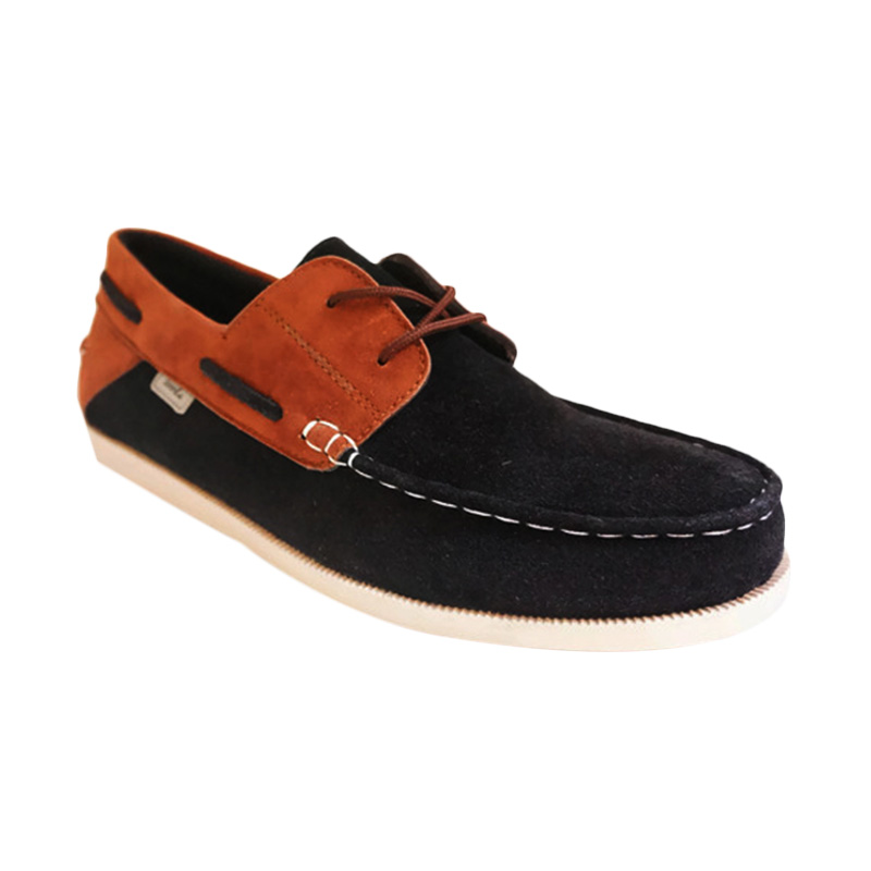 Toods Footwear Zappato Loafer Pria - Hitam