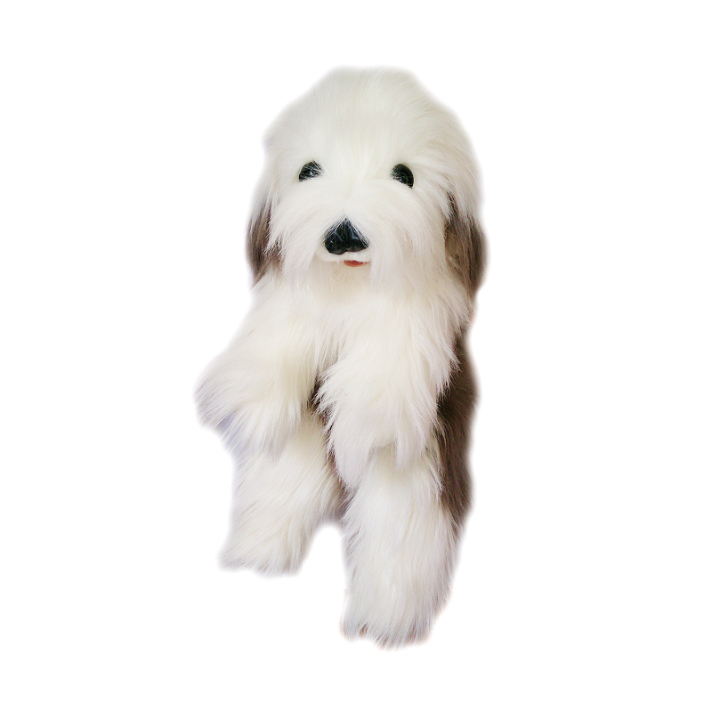 Jual Boneka Tangan Anjing Gembala Bearded Collie Hand Puppet