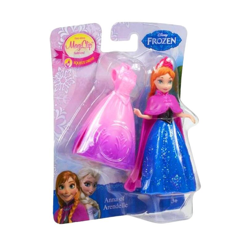 Jual Disney Frozen Magic Clip Anna Doll w/ Extra Dress