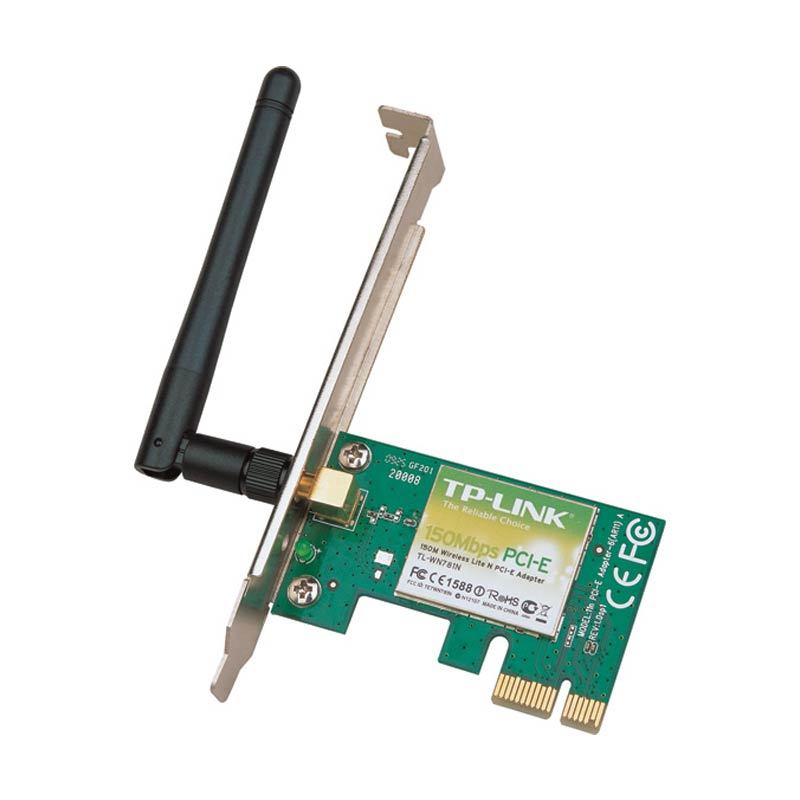 Promo TP-LINK TL-WN781ND Wireless PCI Express Adapter [150 Mbps] Diskon