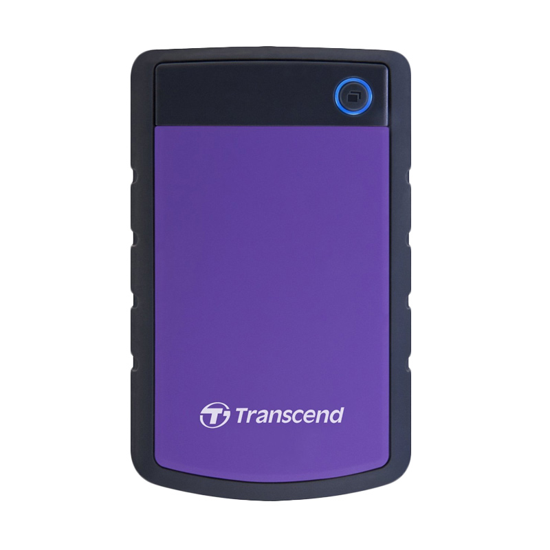 Promo Transcend External HDD StoreJet 25H3 [2TB] Ungu Diskon 6 di