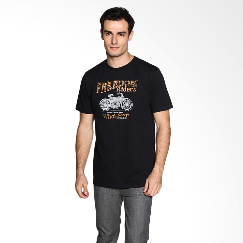 Travis Jeans Freedom Riders TRV13M00029 T-Shirt - Black Extra diskon 7% setiap hari Extra diskon 5% setiap hari Citibank – lebih hemat 10%