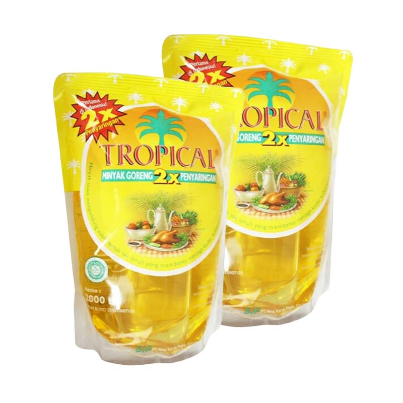 Jual Tropical Minyak Goreng [2 Liter/2 Pouch] Online