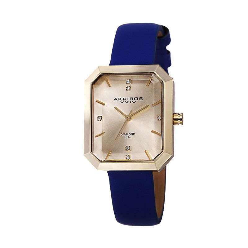 Jual Akribos XXIV Casual Diamond Blue Jam Tangan wanita 