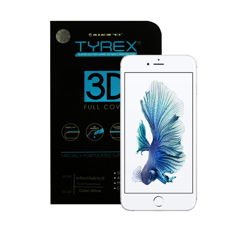 jual tyrex 3d cover tempered glass for iphone 6s plus jual tyrex 3d cover tempered glass for iphone 6s plus