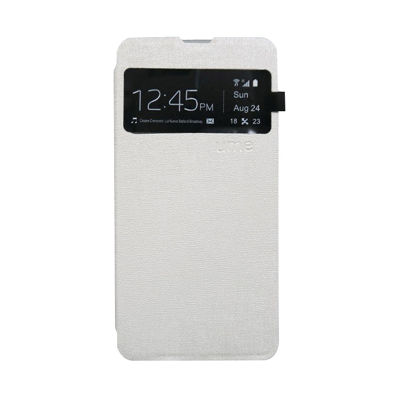 jual ume enigma putih flip cover casing for vivo y51 jual ume enigma putih flip cover casing for vivo y51