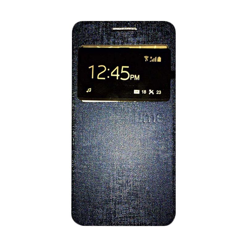 Jual Ume Flip Cover Casing for Infinix X510 / Hot 2 Flipshell / Leather Case / Sarung HP / Sarung Handphone / View - Biru Tua Online - Harga & Kualitas ...