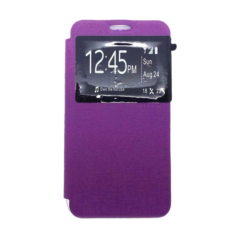 jual ume lather ungu flipcover casing for oppo 3 a11w jual ume lather ungu flipcover casing for oppo 3 a11w