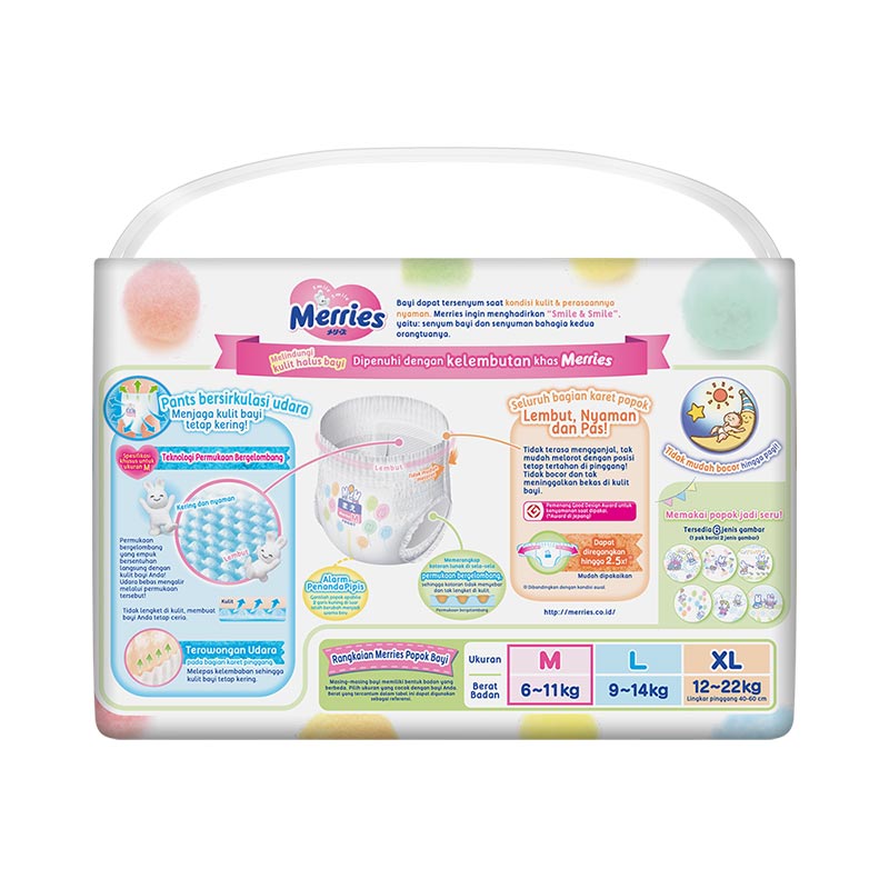 Jual Merries Pants M 28 Popok Bayi Online - Harga & Kualitas Terjamin | Blibli.com