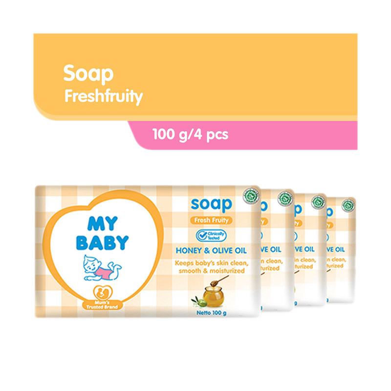 Jual My Baby Bar Soap Fresh Fruity [75g/4 pcs] Online