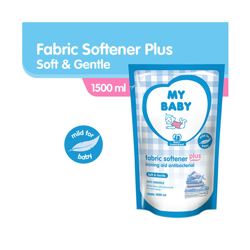 Jual My Baby Fabric Softener Plus Ironing Aid Soft and Gentle [1500 mL