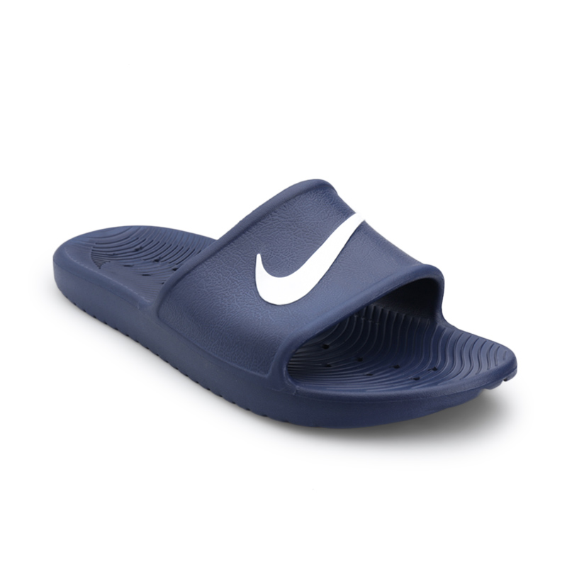 nike slippers for men blue