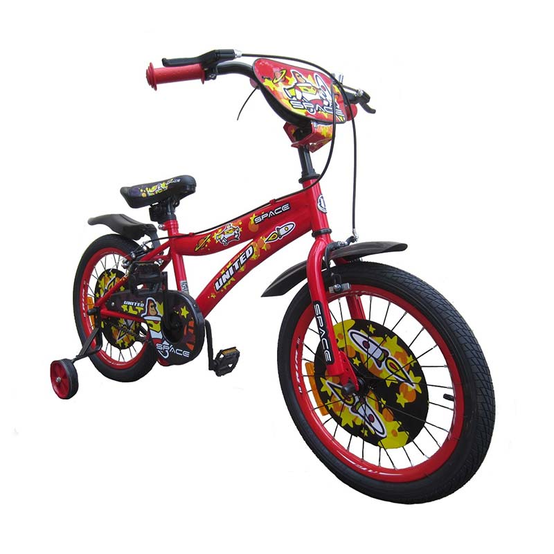 Jual United  Space Sepeda  Anak  Merah 18  Inch  Terbaru 