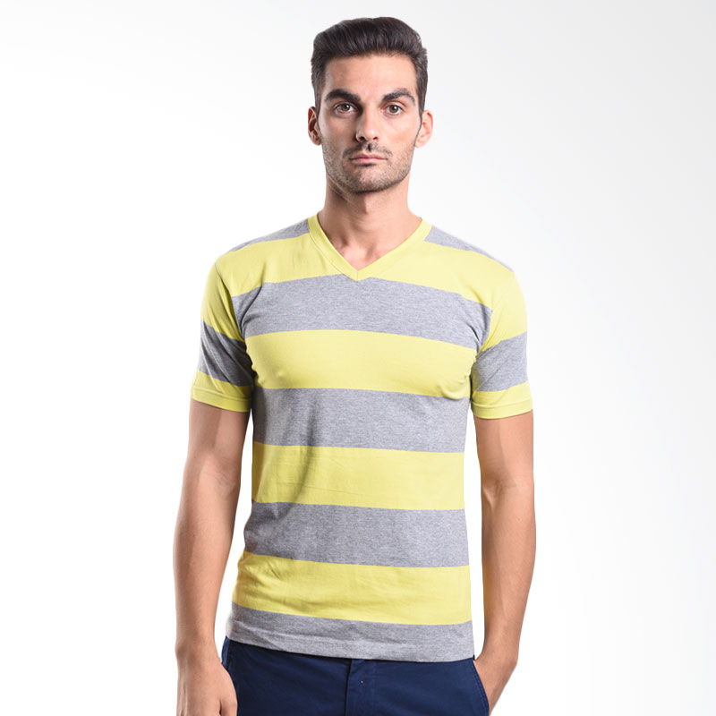 Urban Connexion Men Shirt Clark T-shirt Yellow Grey Atasan Pria Extra diskon 7% setiap hari Extra diskon 5% setiap hari Citibank – lebih hemat 10%