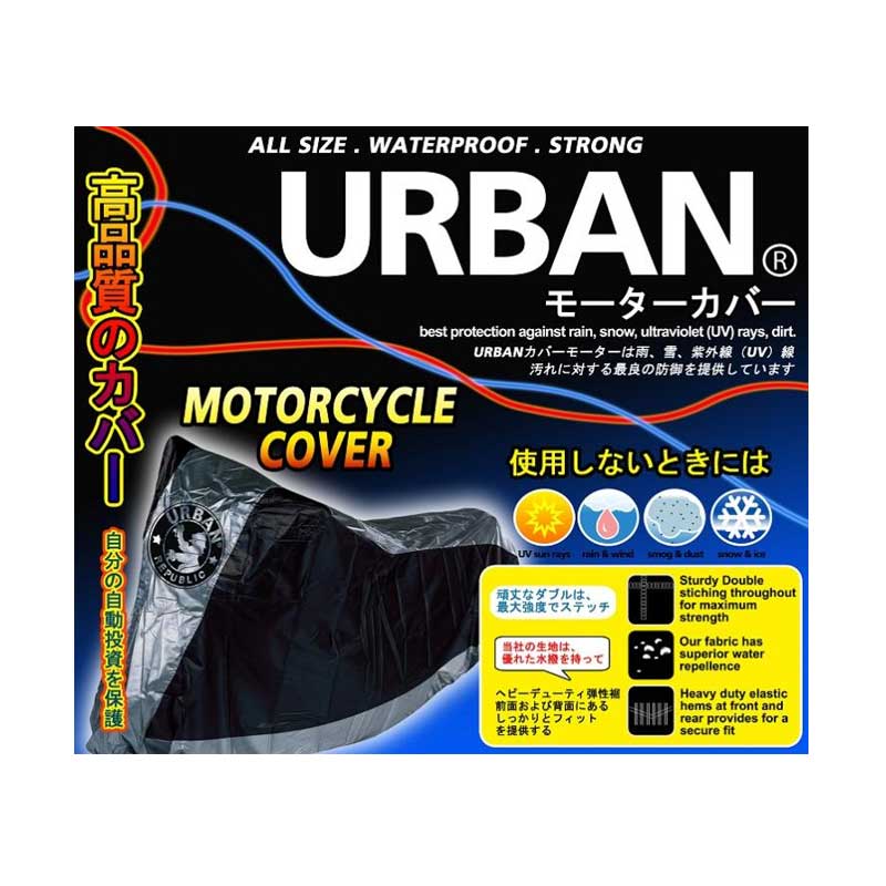 Promo Urban Cover Motor Jumbo L Blackgrey Diskon 35 Di Seller