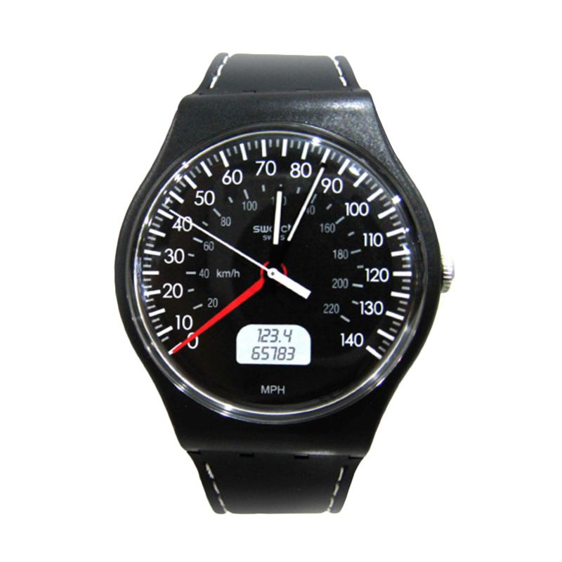 Jual Swatch SUOB117 Black Jam Tangan Pria Online - Harga 