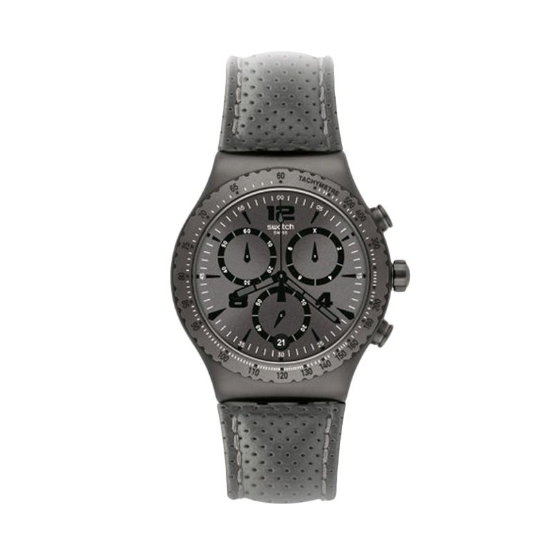 Jual (Swatch YVM400 Grey Jam Tangan Pria ) Online - Harga 