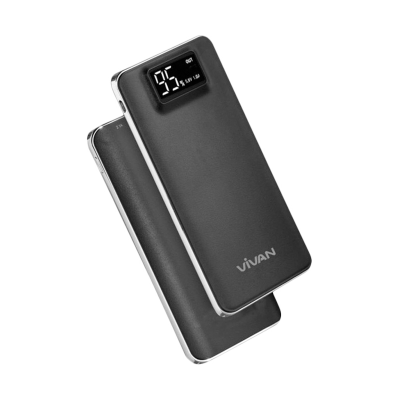 Jual VIVAN D11 Powerbank with LCD Display - Hitam [11000