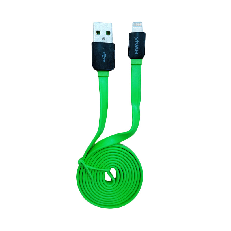 jual vivan yl100 data cable for iphone 5 5s 6 6s hijau jual vivan yl100 data cable for iphone 5 5s 6 6s hijau