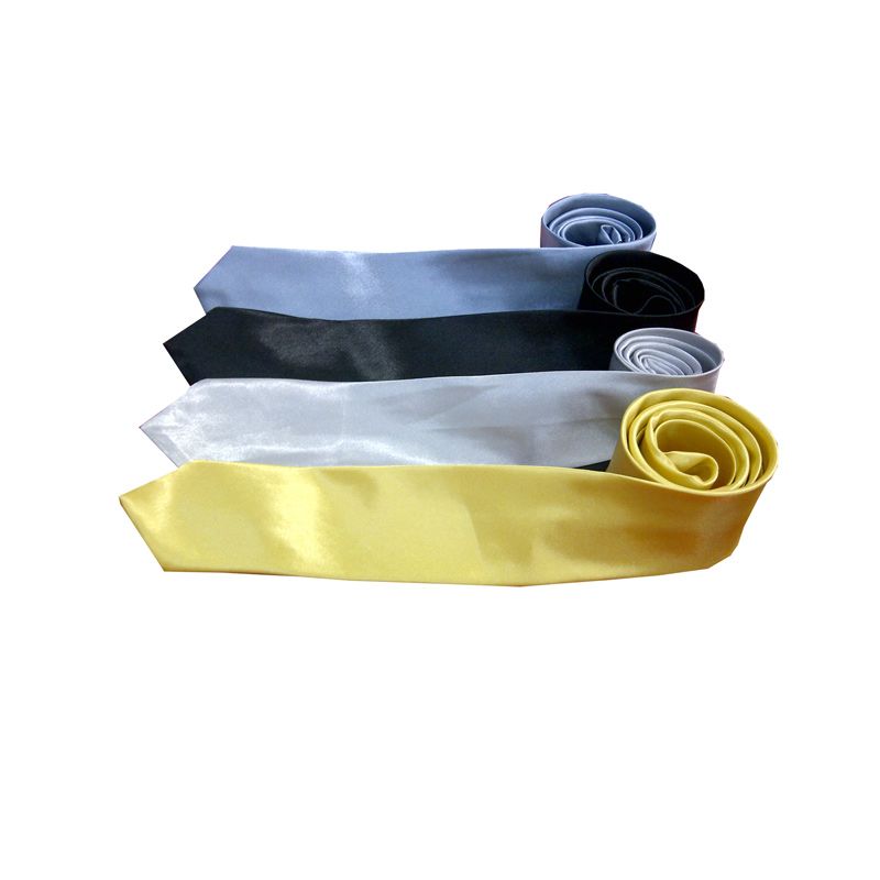 Jual VM Dasi slim hitam abu silver gold [4 Pcs] Online