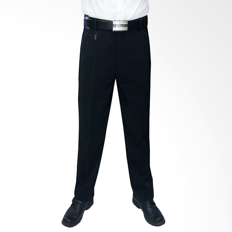 VM Formal Slim Fit Hitam Celana Panjang Pria