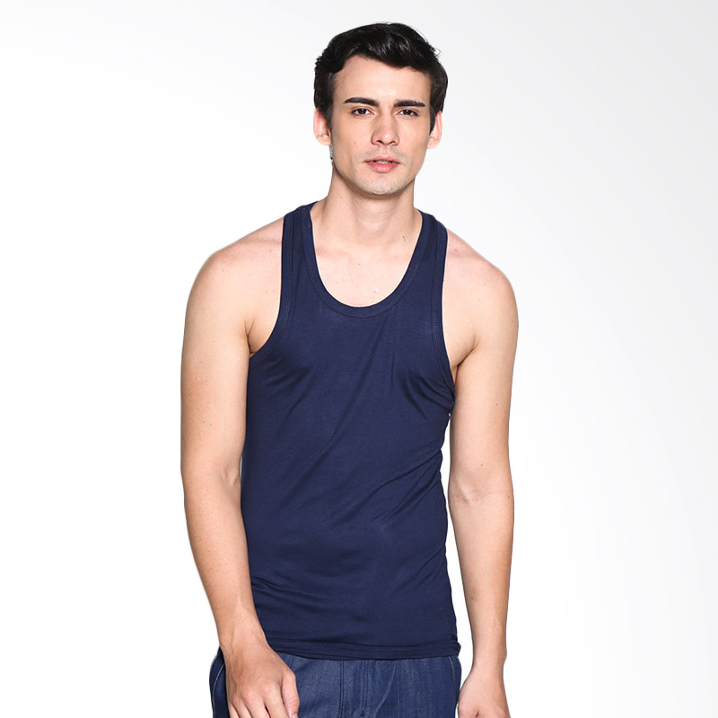 Kaos Polos Spandek Stretch Singlet Pria - Navy Blue Extra diskon 7% setiap hari Extra diskon 5% setiap hari Citibank – lebih hemat 10%