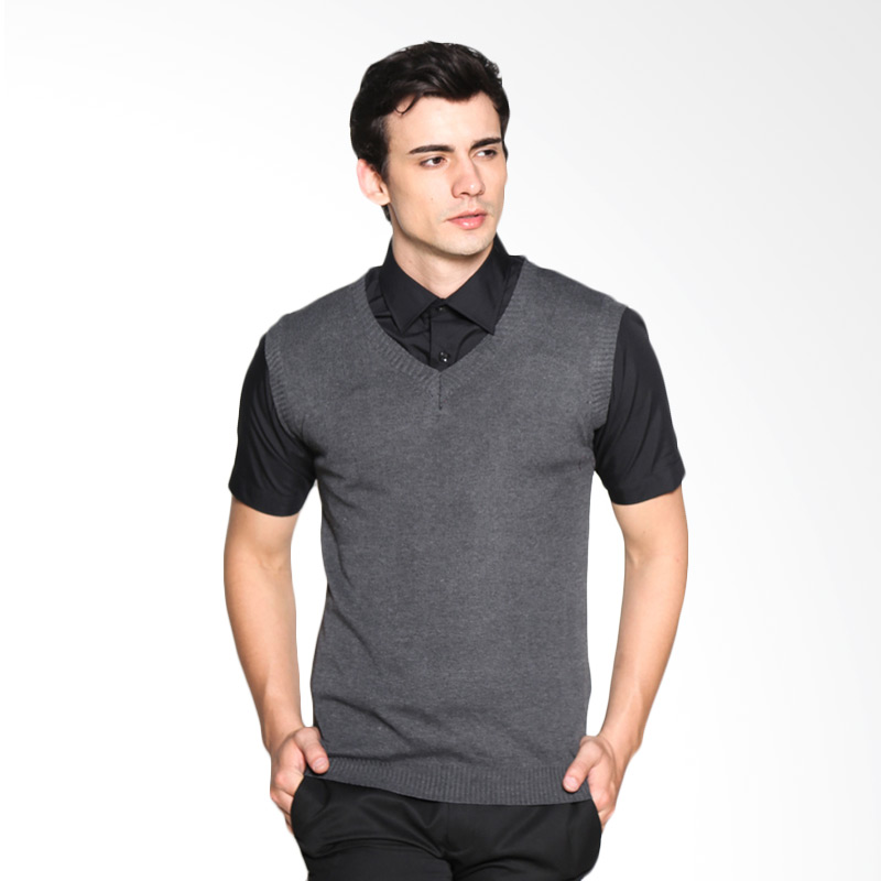 Jual VM ROM-Abu Polos Rajutan Basic Rompi - Abu Online