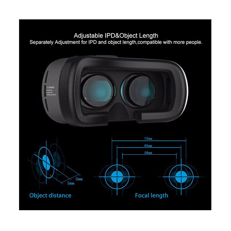 Jual Virtual Reality Vr Box Enhanced Version Cardboard 3d