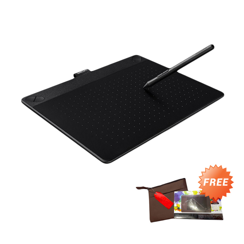 jual wacom intuos comic cth490 pen tablet black free softcase dan proskin antigores jual wacom intuos comic cth490 pen tablet black free softcase dan proskin antigores