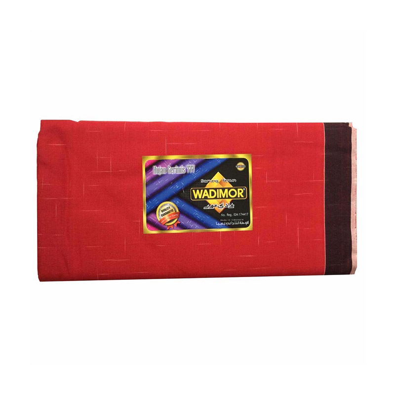 Premium Songket Source · Wadimor Sarung Tenun Hujan Gerimis Merah