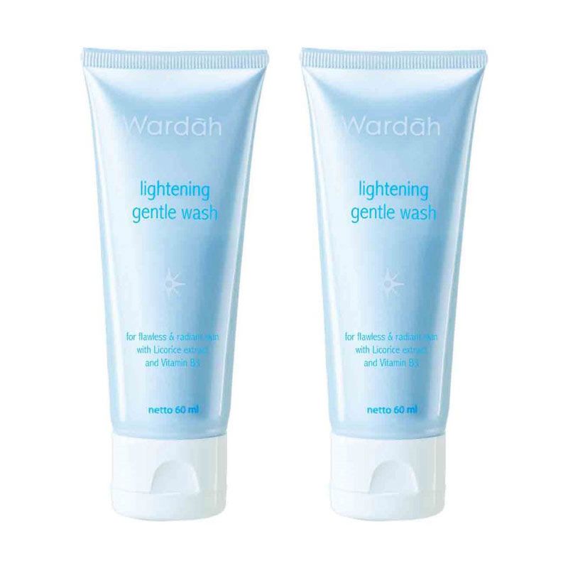 jual 2pcs wardah lightening gentle wash sabun wajah 60 ml harga kualitas terjamin jual 2pcs wardah lightening gentle wash sabun wajah 60 ml harga kualitas terjamin