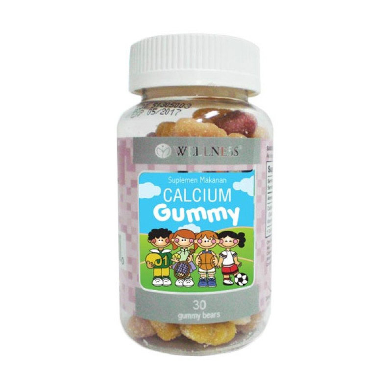 Jual Wellness Calcium Gummy Kids Children's Multivitamin & Suplemen [30