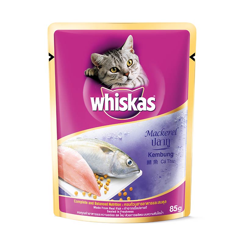 Jual Whiskas Mackarel [85 g] di Seller Srimurti Green Pet Supplies